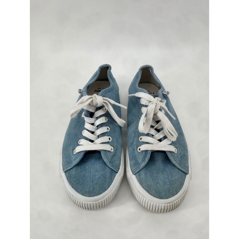 Hurley Capri Mens 7M Blue Denim Textile Low Top Lace Up Sneakers